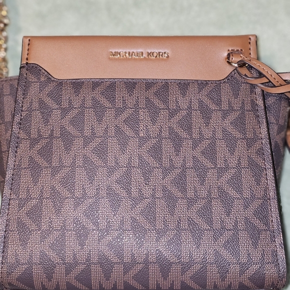 Michael Kors Handbags - Michael Kors Brown Crossbody Bag